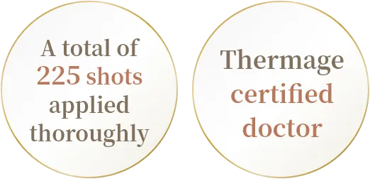 Safe treatment by a doctor, Thermage certified docotor