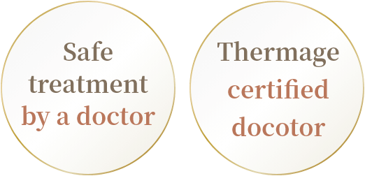 Safe treatment by a doctor, Thermage certified docotor